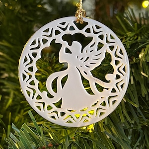 Lenox Yule Angel Christmas Ornament-Please Read Description