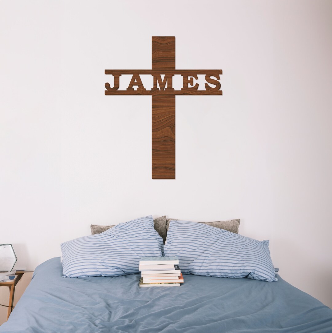 Baptism Wood Sign, Baptism Gift, First Communion Gift, Wooden Cross