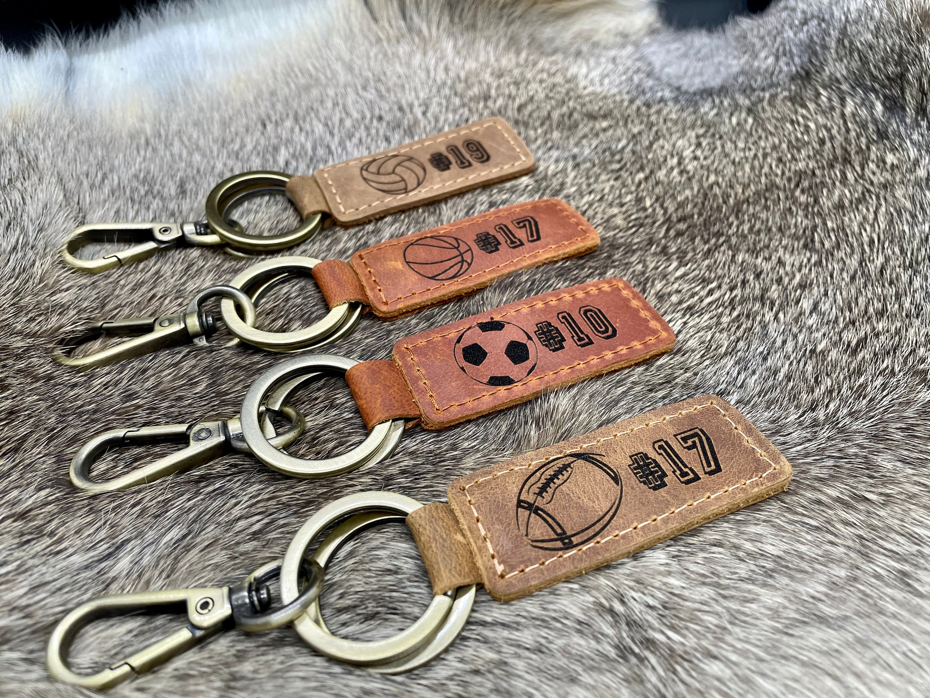 FOOTBALL KEYCHAIN, CHRISTMAS Gift