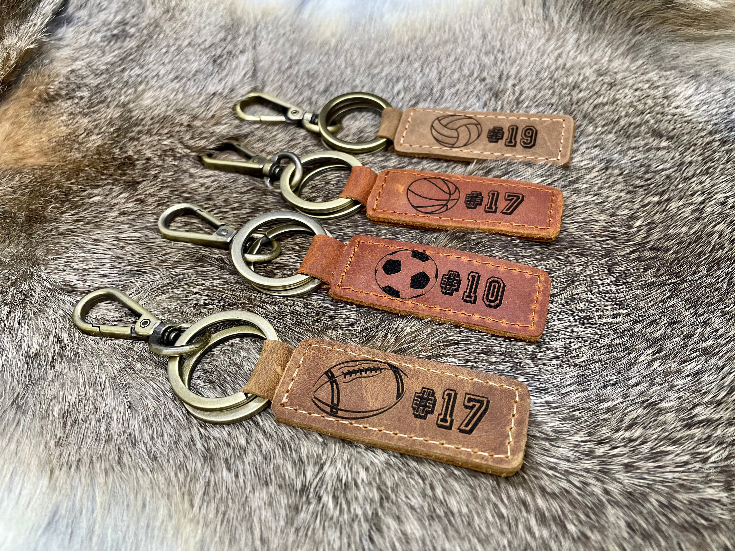 FOOTBALL KEYCHAIN, CHRISTMAS Gift