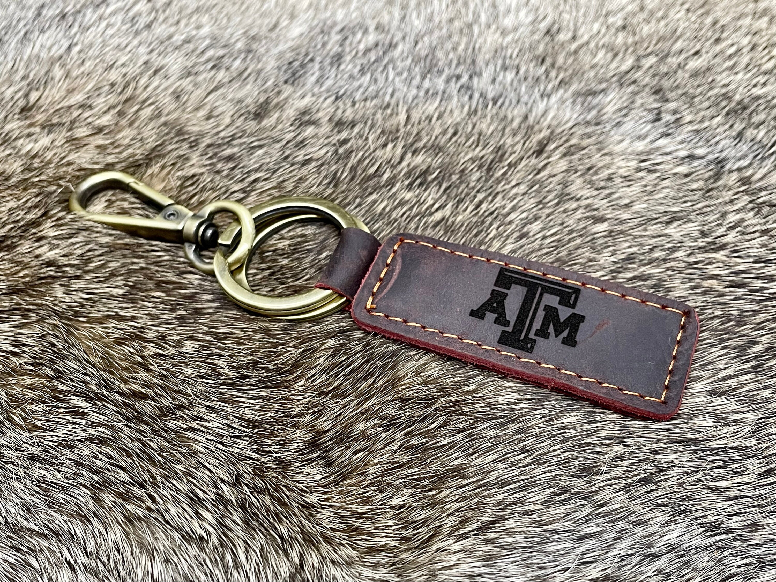 University Keychain College Collegiate Sport Team Key Fob Etsy