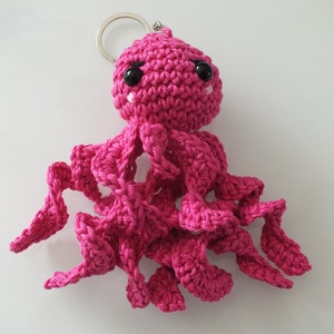 &quot;Girly the octopus&quot; keychain tutorial