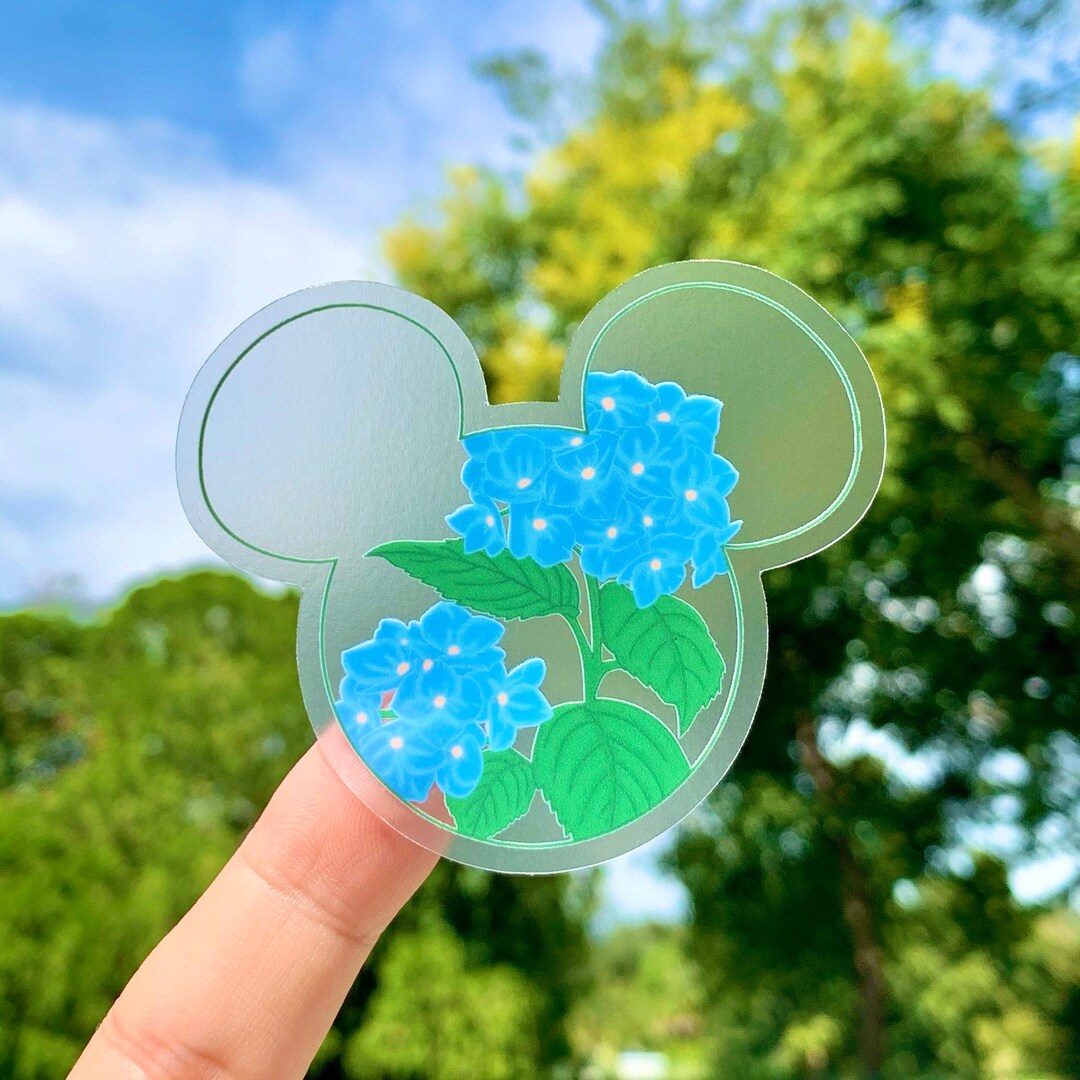 HYDRANGEA Clear Sticker - Etsy