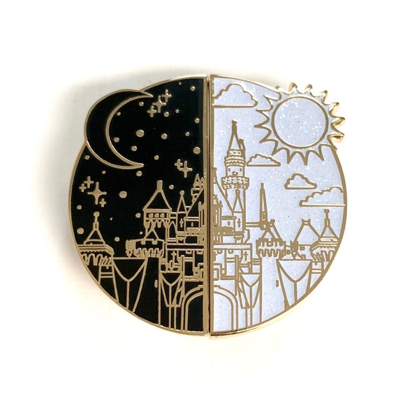 NUIT ET JOUR Sleeping Princess Castle Envelure Pins