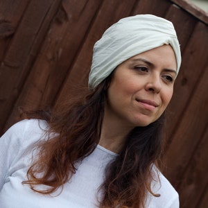 Kundalini white deals head covering