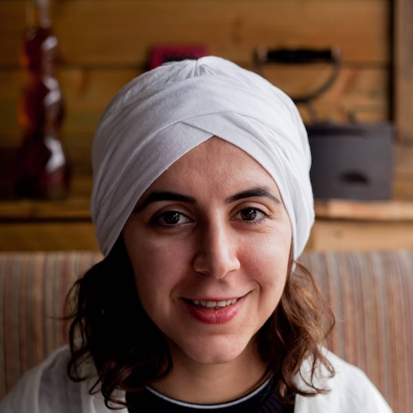Kundalini Yoga Turban, Kopftuch aus Baumwolle/Musselin, Turban aus reiner Baumwolle, Unisex Kopfbedeckung, Kundalini Yoga Kleidung