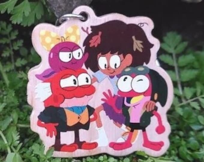 Amphibia Wooden Keychain - Etsy