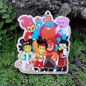 MK Wooden Keychain