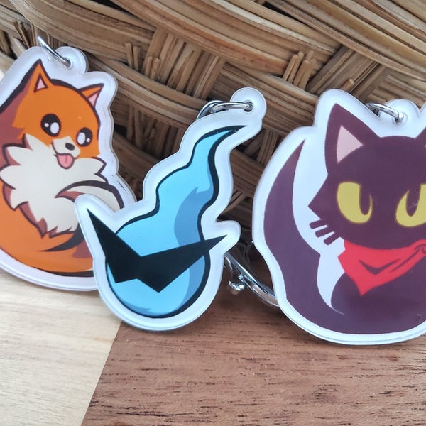 TBD Ghost Trick Acrylic Keychains