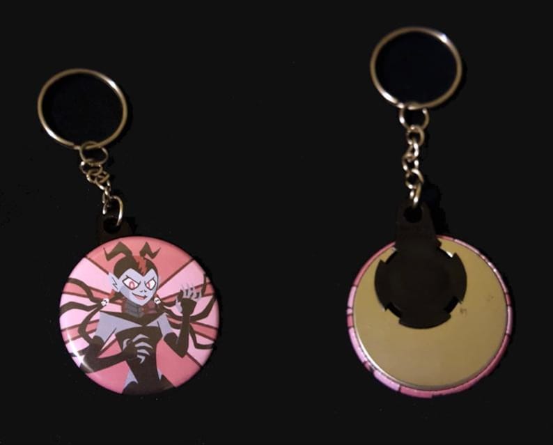 Example of Button Keychain.