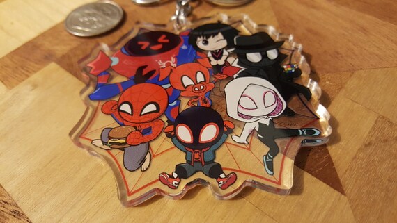 spider verse keychain