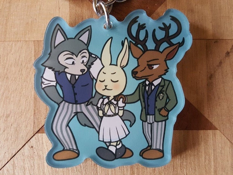Beastars Keychain Etsy