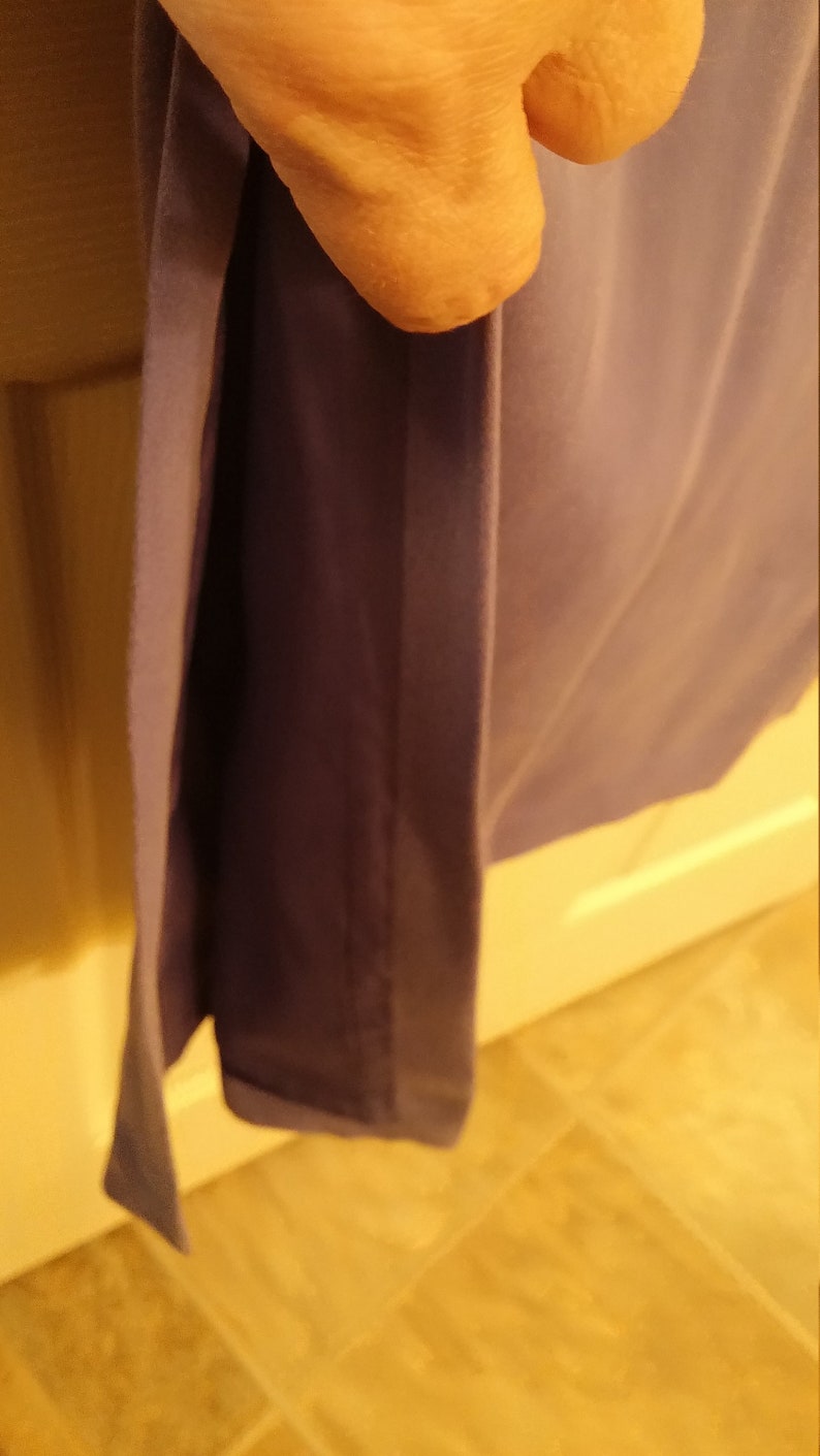 Vintage 1990s Iris Blue Sueded Silk Full Length Sheath Dress and Jacket