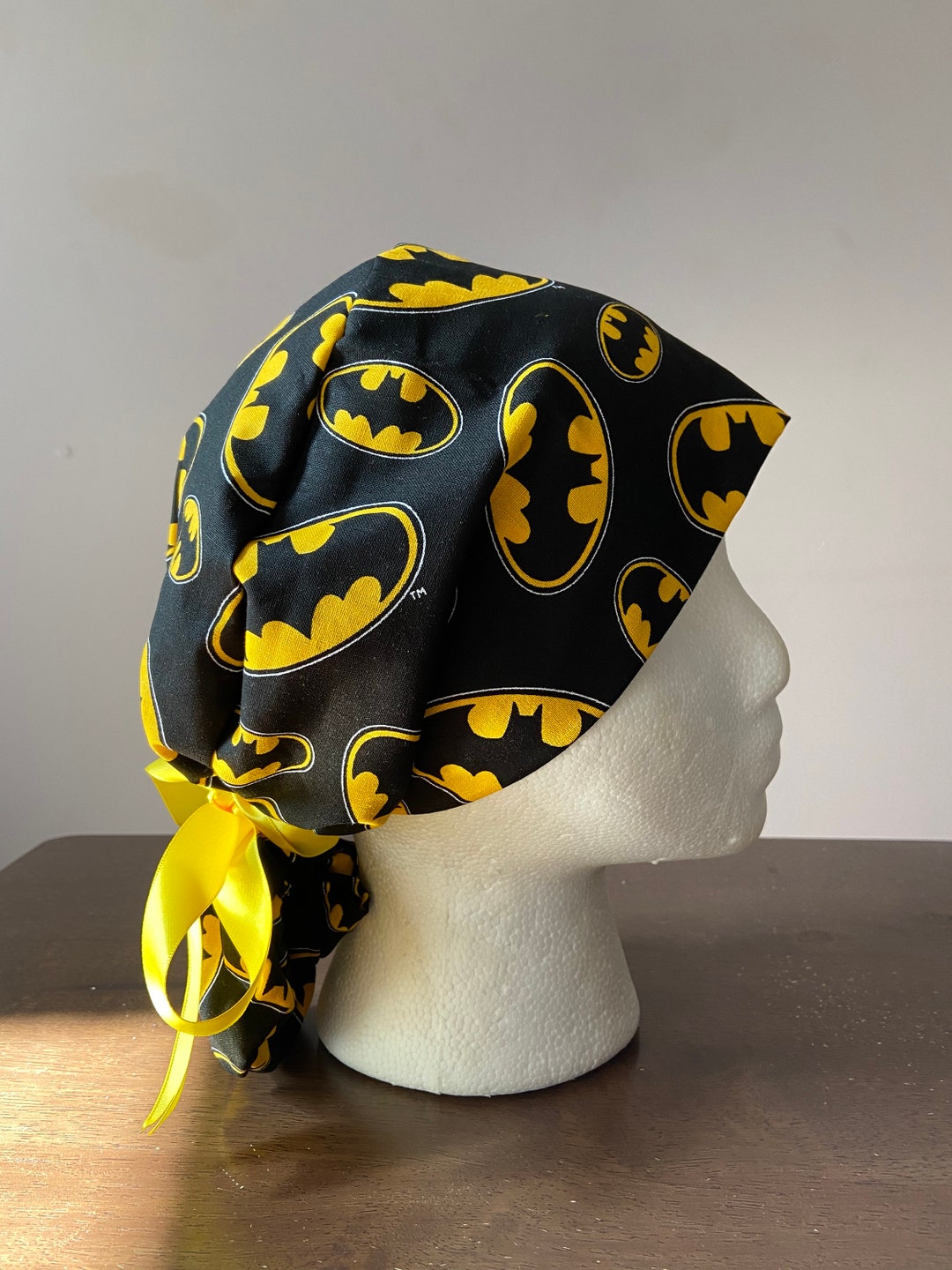 Batty batman Scrub Hat Scrub Caps Ponytail Scrub Cap Etsy