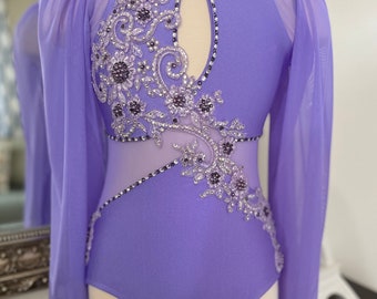 Lyrical Dance Costume Lavender Dance Costume Lace Dance - Etsy