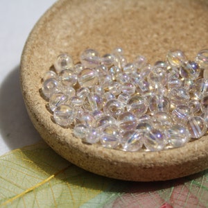 Genuine AURA ANGEL QUARTZ beads; diameters 4 mm, 6 mm and 8 mm, creative hobbies & jewelry, DIY, semi-precious natural stones