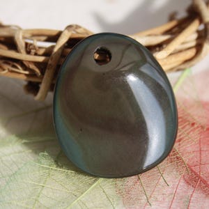 Natural CELESTIAL EYE OBSIDIAN Pendant, Rainbow Color; Semi-Precious Gemstone
