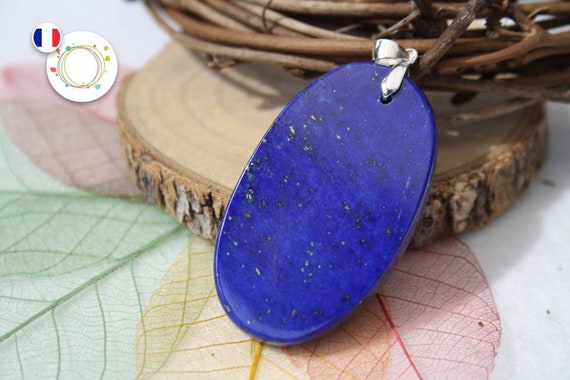 Pendant in Real LAPIS LAZULI Large Size 