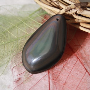 Natural CELESTIAL EYE OBSIDIAN Pendant, Rainbow Color; Semi-Precious Gemstone