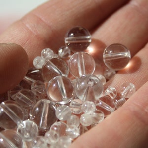 Perles de CRISTAL de ROCHE naturel, diamètres de 4 mm 6 mm et 8 mm, loisirs créatifs & bijouterie, DIY, pierres semi-précieuses imagem 4