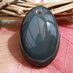 Natural CELESTIAL EYE OBSIDIAN Pendant, Blue Color; Semi-Precious Gemstone