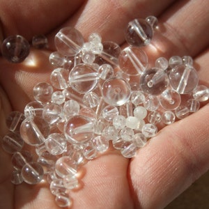 Perles de CRISTAL de ROCHE naturel, diamètres de 4 mm 6 mm et 8 mm, loisirs créatifs & bijouterie, DIY, pierres semi-précieuses imagem 3