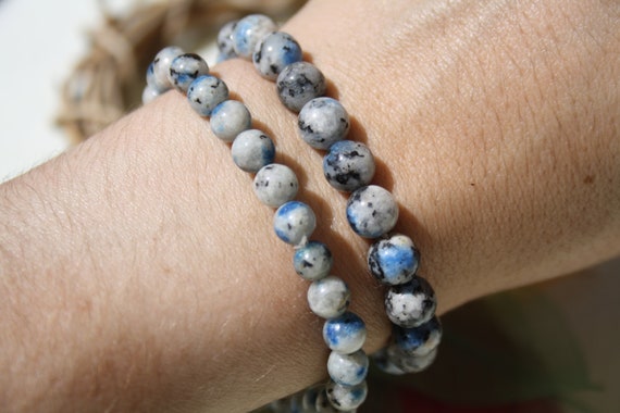 Natural K2 JASPER Bracelet, 6 Mm and 8 Mm, Semi Precious