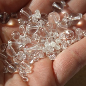 Perles de CRISTAL de ROCHE naturel, diamètres de 4 mm 6 mm et 8 mm, loisirs créatifs & bijouterie, DIY, pierres semi-précieuses imagem 2