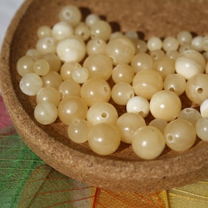 Natural YELLOW CALCITE beads, 4 mm, 6 mm and 8 mm; natural undyed; Creative hobbies, semi-precious stones