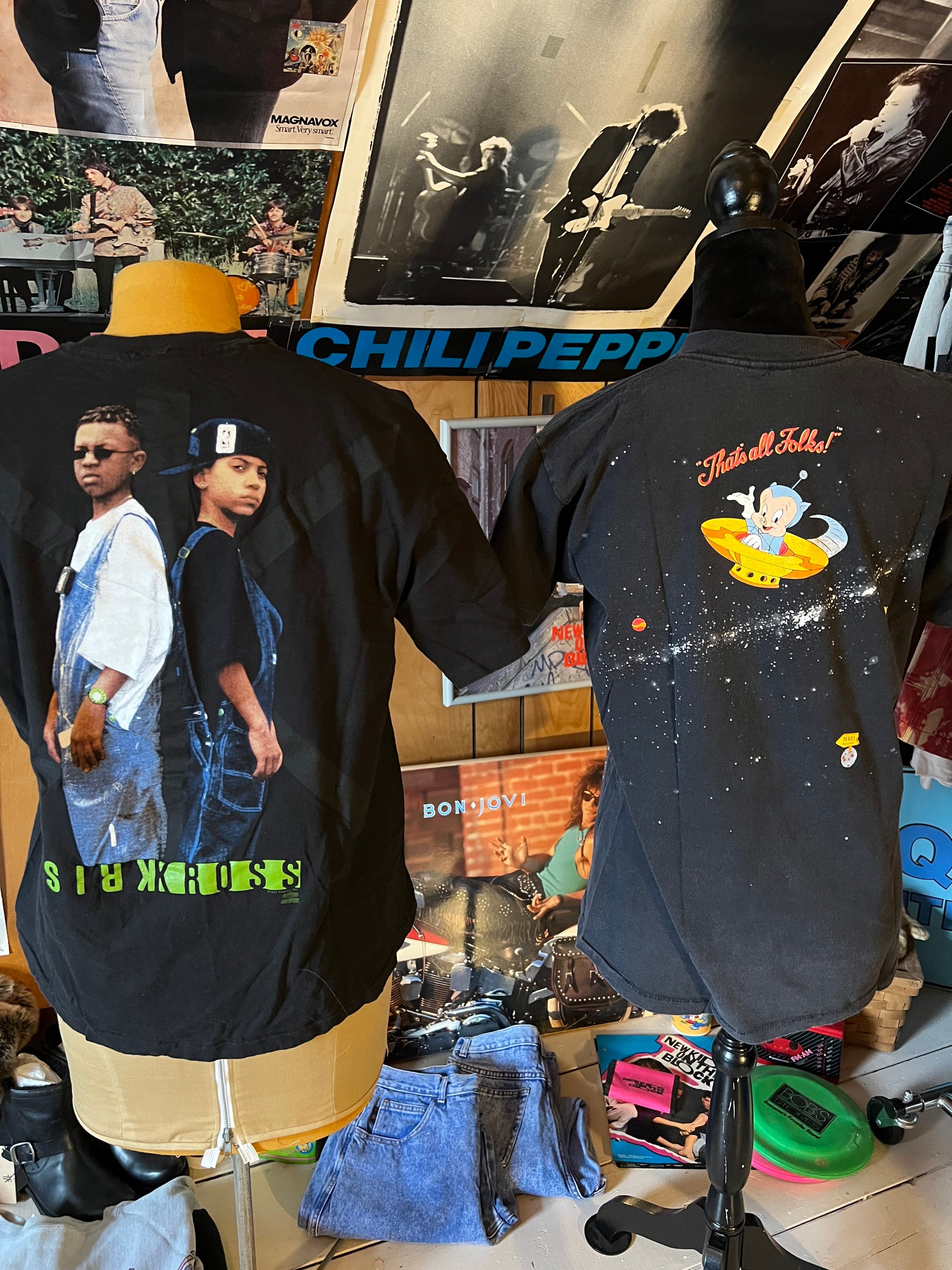 80s or 90s Kris Kross Concert Tee Med / Sm No Tag Single Stitch