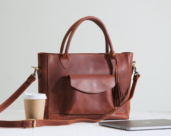 tote leather bag workbag Leather Tote Bag SALE leather tote tote bag hand made ladyboss