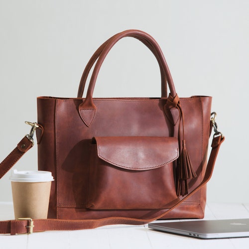 Personalized Leather Laptop Bag Personalized Woman Laptop - Etsy