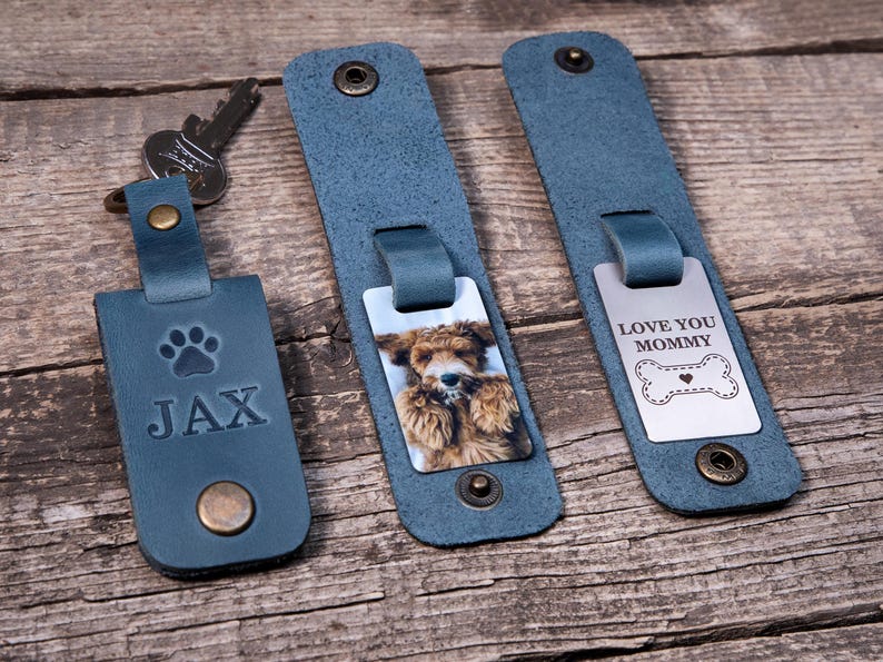 Rip pet keychain, dog memorial keychain, loss of dog custom keychain, dog passed away gift, dog died photo keychain gift, deceased dog gift image 19
