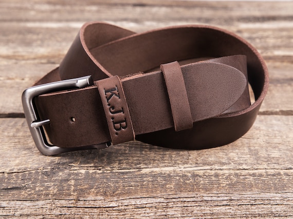 Men Genuine Leather Belt Custom 