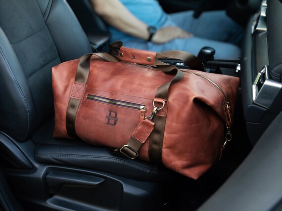 Mens leather luggage Clearance