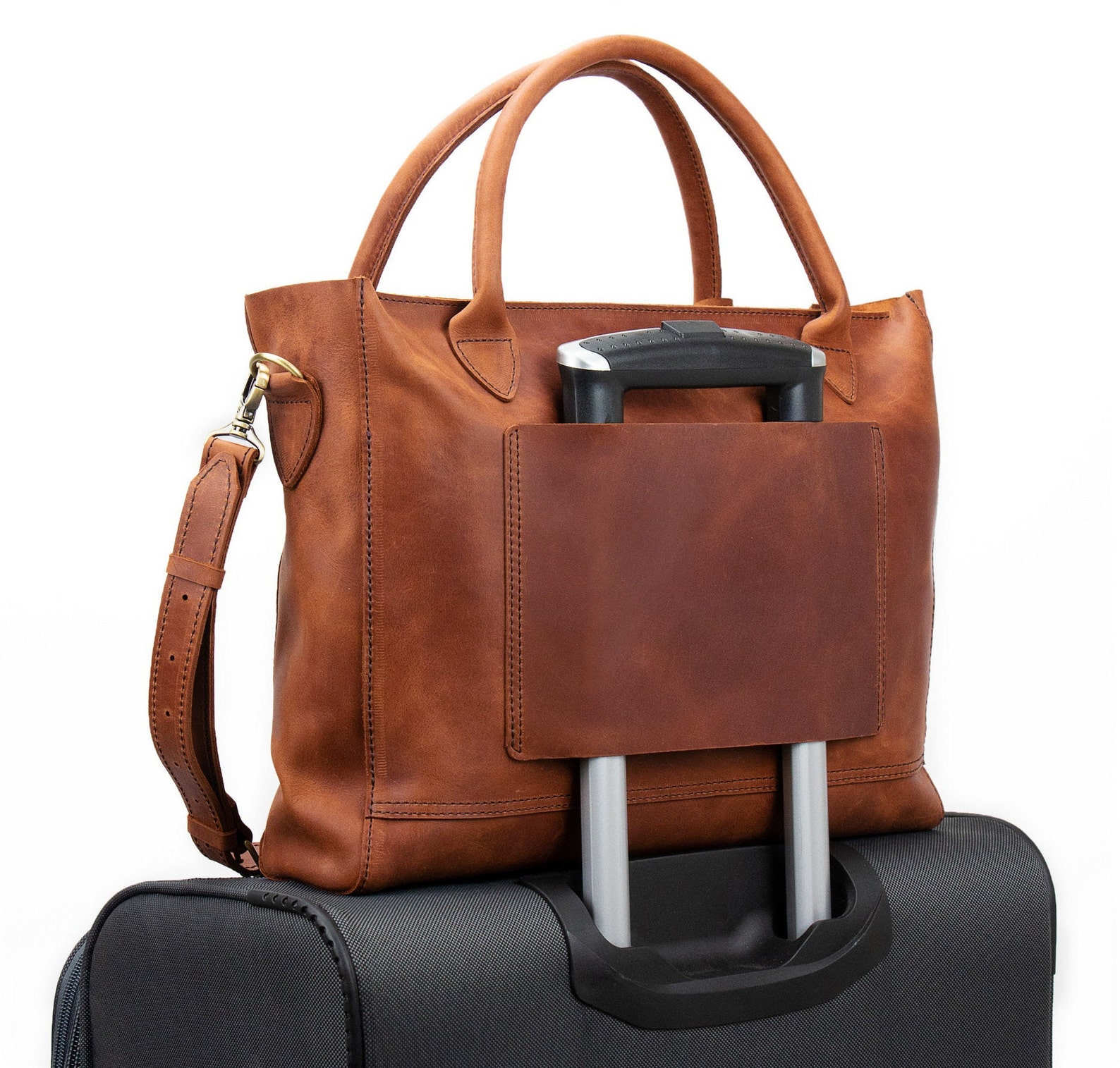 leather travel bags etsy
