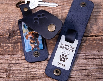 Personalized Dog Memorial Gift, Pet Memorial Photo Keychain, Loss of Dog Remembrance Gift, Sympathy Gift