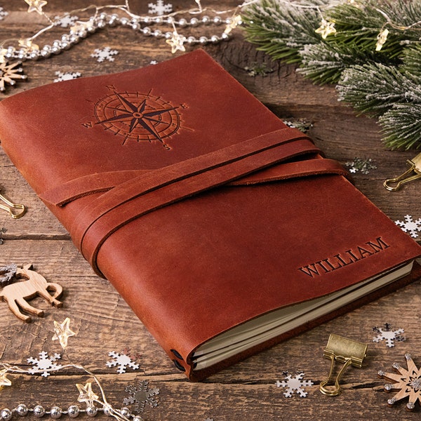 Leather Bound Journal Etsy