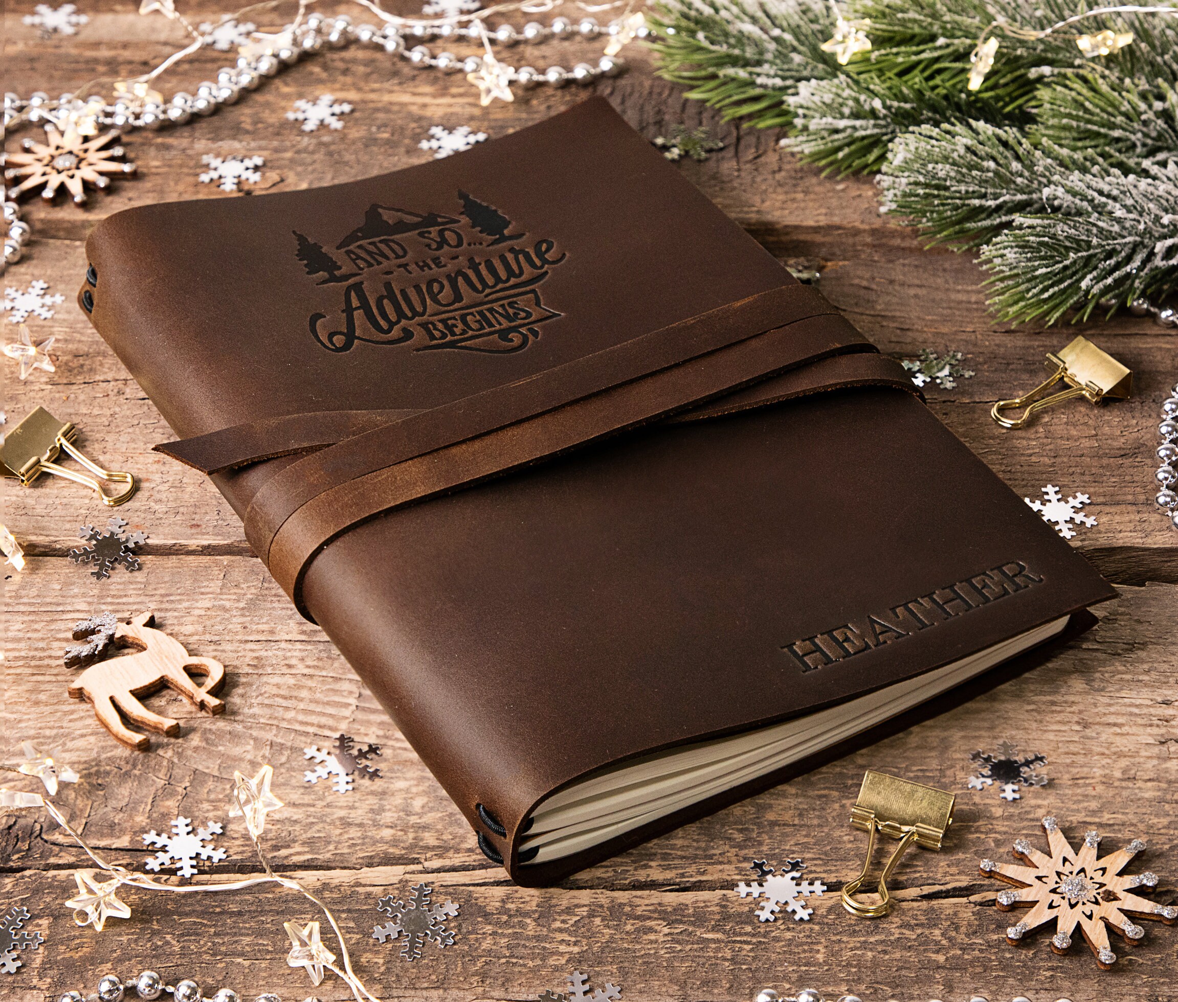 Personalized Leather Journal for Men Mens Leather Journal Etsy UK