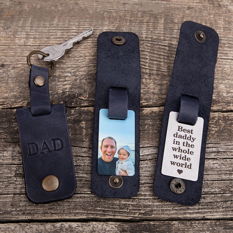 Engraved Keychain Photo Gifts Boyfriend's Picture Etsy