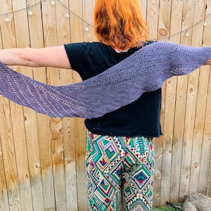 Tweedy Asymmetrical Scarf lightweight wool/tweed adult women’s