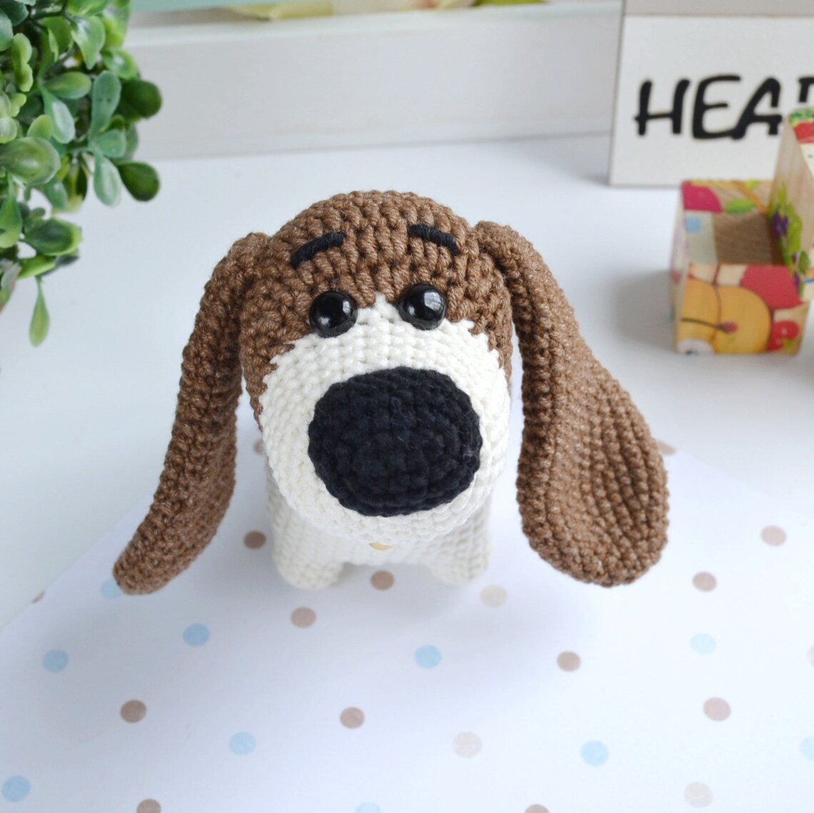 Little Crochet Puppy Dog Toy Pets Lover Gift Stuffed Dog Etsy