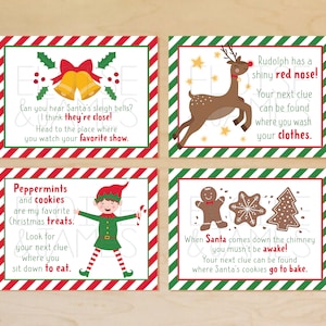 Christmas Scavenger Hunt Elf Treasure Hunt Scavenger Hunt - Etsy