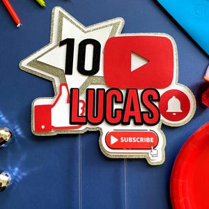 YouTube Party, YouTube birthday, YouTuber Theme