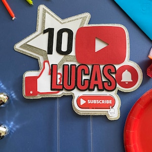 YouTube Party, YouTube birthday, YouTuber Theme