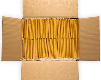 Hand Dipped Beeswax Hanukkah Candles - Standard Menorah Size  - 11lb / 5kg WHOLESALE