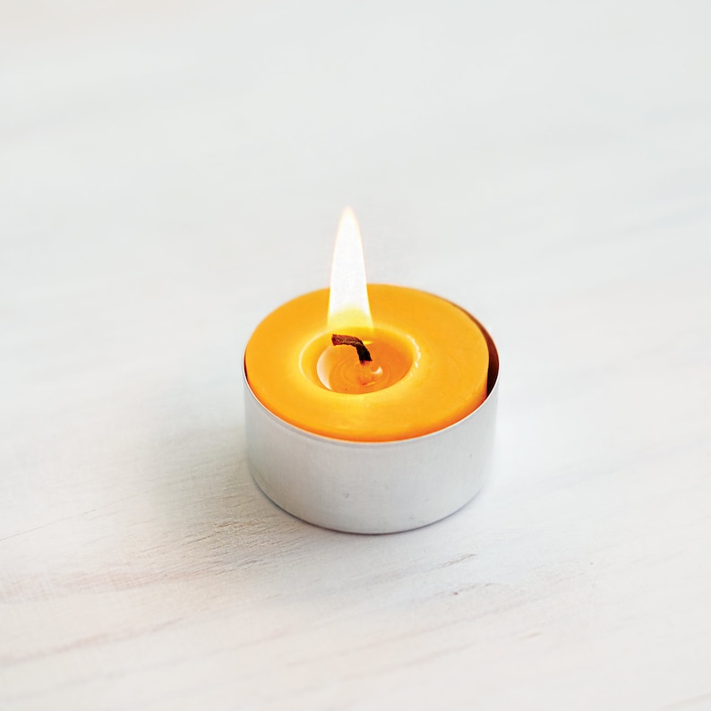 Tea Light Beeswax Candle Refills DISCOUNT PACK Nontoxic Etsy