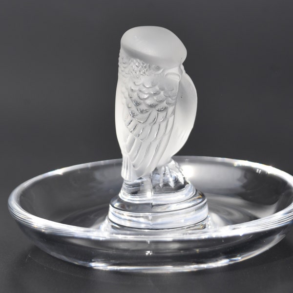 Lalique RAPACE Ring Dish/Pin Tray - Lalique Raptor / Bird of Prey