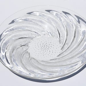 Signierte Rene Lalique POISSONS Schüssel (30 cm) - R Lalique Schüssel - Fisch / Sardinen