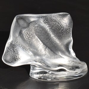 Lalique MANTRA STINGRAY Paperweight / Mantra Ray / Lalique Sting Ray